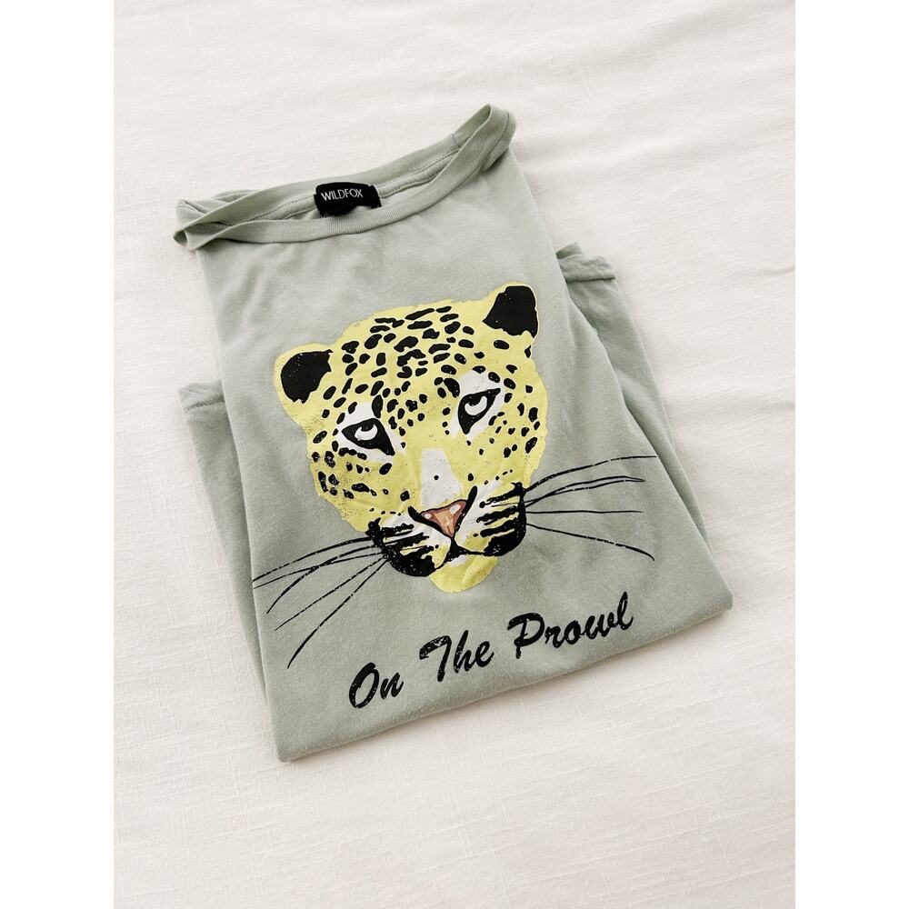 Wildfox On The Prowl Animal Graphic Tee